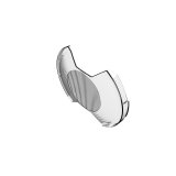 KC HiLiTES SlimLite 8in. LED Light Shield SAE Driving (Shield Only) - Clear thumbnail 7