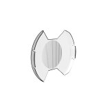 KC HiLiTES SlimLite 8in. LED Light Shield SAE Driving (Shield Only) - Clear thumbnail 8