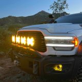 KC HiLiTES SlimLite 8in. LED Light Shield SAE Driving (Shield Only) - Selective Yellow thumbnail 3