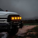 KC HiLiTES SlimLite 8in. LED Light Shield Driving (Shield Only) - Amber thumbnail 3