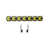 KC HiLiTES 11-16 Ford Super Duty Gravity LED Pro6 7-Light Bar Kit - Front Bumper thumbnail 1