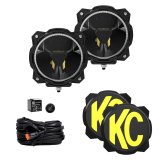 KC HiLiTES Gravity Titan LED 6in. - Pair Pack (Wide-40 Beam) thumbnail 1