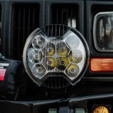 KC HiLiTES SlimLite 6in Light Shield - SAE Driving Beam - Clear thumbnail 1