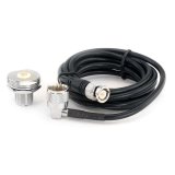 Rugged Radios 7 Ft Antenna Coax Cable Kit with BNC Connector for handheld radios - by Rugged Radios thumbnail 1