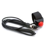 Rugged Radios Velcro Mount Steering Wheel Push to Talk (PTT) with Coil Cord for Car Harnesses thumbnail 1