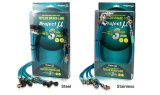 Project Mu Mitsubishi Lancer Evo X Stainless Steel Green Brake Lines thumbnail 2