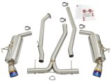 aFe POWER Takeda 16-17 Honda Civic I4-1.5L (t) 2.5-2.25in 304 SS CB Dual-Exit Exhaust Blue Tips thumbnail 7
