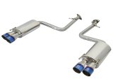 aFe Takeda 16-17 Lexus RC 200T 2.0L (t) 2in. SS Axle-Back Exhaust System w/Polished Blue Tips thumbnail 1