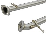 aFe Takeda 16-17 Lexus RC 200T 2.0L (t) 2in. SS Axle-Back Exhaust System w/Polished Blue Tips thumbnail 6