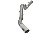 aFe LARGE BORE HD 5in 409-SS DPF-Back Exhaust w/Polished Tip 2017 Ford Diesel Trucks V8 6.7L (td) thumbnail 1