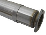 aFe LARGE BORE HD 5in 409-SS DPF-Back Exhaust w/Polished Tip 2017 Ford Diesel Trucks V8 6.7L (td) thumbnail 5