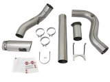 aFe LARGE BORE HD 5in 409-SS DPF-Back Exhaust w/Polished Tip 2017 Ford Diesel Trucks V8 6.7L (td) thumbnail 7