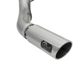 aFe LARGE BORE HD 5in 409-SS DPF-Back Exhaust w/Polished Tip 2017 Ford Diesel Trucks V8 6.7L (td) thumbnail 8