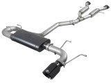 aFe Large Bore HD 3in 304 SS Cat-Back Exhaust w/ Black Tips 14-19 Jeep Grand Cherokee (WK2) V6-3.6L thumbnail 1