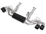 aFe MACH Force-Xp 3in to 2-1/2in 304SS Cat-Back 2020 Chevy Corvette (C8) 6.2L - Black Tip thumbnail 1