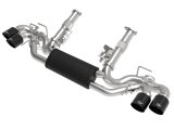 aFe MACH Force-Xp 3in to 2-1/2in 304SS Cat-Back 2020 Chevy Corvette (C8) 6.2L - Black Tip thumbnail 2