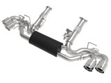 aFe MACH Force-Xp 3in to 2-1/2in 304SS Cat-Back 2020 Chevy Corvette (C8) 6.2L - Polished Tip thumbnail 1
