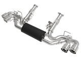aFe MACH Force-Xp 3in to 2-1/2in 304SS Cat-Back 2020 Chevy Corvette (C8) 6.2L - Polished Tip thumbnail 2