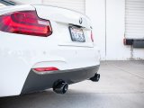 aFe MACH ForceXP 3IN to 2.5IN 304SS Cat-Back Exhaust System w/ Black Tips 14-16 BMW M235i (F22/23) thumbnail 3