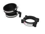 aFe 2020 Vette C8 Silver Bullet Aluminum Throttle Body Spacer / Works With aFe Intake Only - Black thumbnail 1
