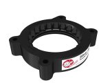 aFe 2020 Vette C8 Silver Bullet Aluminum Throttle Body Spacer / Works With aFe Intake Only - Black thumbnail 3
