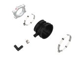aFe 2020 Vette C8 Silver Bullet Aluminum Throttle Body Spacer Works w/ Factory Intake Only - Silver thumbnail 9