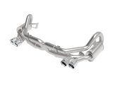 aFe MACH Force XP 12-16 Porsche 911 Carrera H6-3.8L SS-304 Cat-Back Exhaust w/ Polished Quad Tips thumbnail 2
