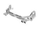 aFe MACH Force XP 12-16 Porsche 911 Carrera H6-3.8L SS-304 Cat-Back Exhaust w/ Polished Quad Tips thumbnail 4