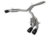 aFe 18-20 Audi RS5 Coupe MACH Force-Xp 3in to 2.5in 304 SS Axle-Back Exhaust System (Quad Black Tip) thumbnail 7