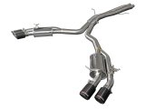 aFe 18-20 Audi RS5 Coupe MACH Force-Xp 3in to 2.5in 304 SS Axle-Back Exhaust System-Quad Carbon Tips thumbnail 2