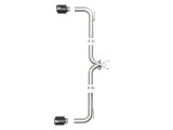 aFe Takeda 2-1/2in 304 SS Axle-Back Exhaust w/ Black Tip 14-18 Mazda 3 L4 2.0L/2.5L thumbnail 8