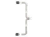 aFe Takeda 2-1/2in 304 SS Axle-Back Exhaust w/ Carbon Fiber Tips 14-18 Mazda 3 L4 2.0L/2.5L thumbnail 8
