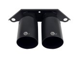 aFe Power Mach Force Xp 4in 304 SS Bolt-On Exhaust Tips Satin Black 14-19 Porsche 911 GT3 3.8L/4.0L thumbnail 4