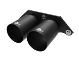 aFe Power Mach Force Xp 4in 304 SS Bolt-On Exhaust Tips Satin Black 14-19 Porsche 911 GT3 3.8L/4.0L thumbnail 6