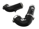 aFe BladeRunner Intercooler Hot & Cold Side Tubes Combo 20-21 GM Trucks 3.0L (td) - Black thumbnail 1