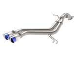 aFe Takeda 13-17 Hyundai Veloster L4-1.6L 2-1/2in 304 SS Axle-Back Exhaust w/ Blue Flame Tips thumbnail 1