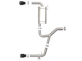 aFe MACHForce XP Exhausts Axle-Back 15-21 BMW X1 2.0L (t) (SS w/Black Tips) thumbnail 7
