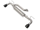 aFe 19-22 Mazda 3 L4 2.5L Takeda 3in to 2-1/2in 304 Stainless Steel Axle-Back Exhaust w/ Black Tip thumbnail 1