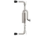 aFe 19-22 Mazda 3 L4 2.5L Takeda 3in to 2-1/2in 304 Stainless Steel Axle-Back Exhaust w/ Black Tip thumbnail 7