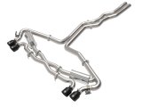 aFe 20-22 Audi RS6 Avant V8 4L (tt) MACH Force-Xp 3in to 2.5in 304 SS Cat-Back Exhaust w/ Black Tip thumbnail 4