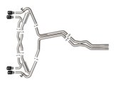 aFe 20-22 Audi RS6 Avant V8 4L (tt) MACH Force-Xp 3in to 2.5in 304 SS Cat-Back Exhaust w/ Black Tip thumbnail 5