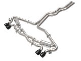 aFe 20-22 Audi RS6 Avant V8 4L (tt) MACH Force-Xp 3in to 2.5in 304 SS Cat-Back Exhaust w/ Black Tip thumbnail 6