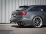 aFe 20-22 Audi RS6 Avant V8 4L (tt) MACH Force-Xp 3in to 2.5in 304 SS Cat-Back Exhaust w/ Carbon Tip thumbnail 3