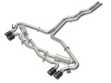 aFe 20-22 Audi RS6 Avant V8 4L (tt) MACH Force-Xp 3in to 2.5in 304 SS Cat-Back Exhaust w/ Carbon Tip thumbnail 4