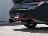 aFe Takeda Hyundai Elantra N 22-23 L4-2.0L (t) 3in SS Axle-Back Exhaust System w/ Black Tips thumbnail 3