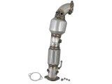 aFe Power Twisted Steel SS304 Downpipe 2.5in w/Cat 17-18 Hyundai Elantra L4-1.6L (t) thumbnail 1