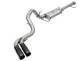 aFe Rebel Series 3in Stainless Steel Cat-Back Exhaust System w/Black Tips 07-14 Toyota FJ Cruiser thumbnail 2