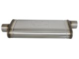 aFe MACH Force XP SS Muffler 3in Center Inlet / 3in Offset Outlet 22in L x 9in W x4in H Body thumbnail 5