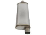 aFe MACH Force XP SS Muffler 3in Center Inlet / 3in Offset Outlet 22in L x 9in W x4in H Body thumbnail 6