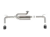 aFe 2023+ Mazda CX-50 Takeda 2.5in 304 SS Axle-Back Exhaust System w/ Carbon Fiber Tips thumbnail 6